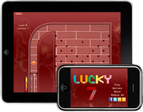 Lucky 7 game for iPad, iPhone, iPod Touch